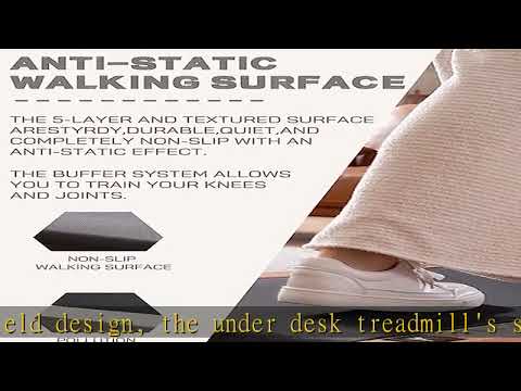 Maksone Under Desk Treadmill, Wood Electric Treadmill with Remote Control, Walking Jogging Machine,