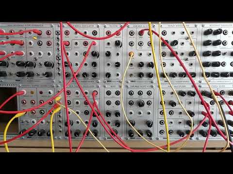 Serge Modular, sequencing test.