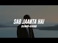 Ikka - Sab Jaanta Hai (Slowed+Reverb) | NISHU Album