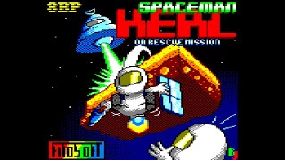 [Amstrad CPC] Spaceman Kerl On A Rescue Mission - Longplay
