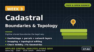 Week 3 - Cadastral Boundary Mapping & Topology - Applied Spatial Analysis Using 