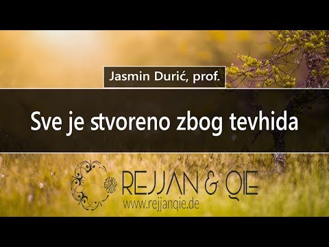 Sve je stvoreno zbog tevhida - Jasmin Durić, prof.
