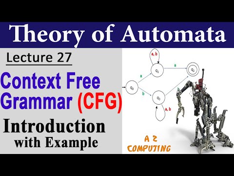 Context Free Grammar (CFG) in Automata | Introduction with Examples in Urdu/Hindi