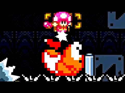 Super Mario Maker 2 🔧 Big Red Rolling Koopa Hideout 🔧 deathshot1