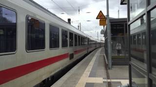 preview picture of video 'Ausfahrt Intercity in Bernau (b.Berlin)'