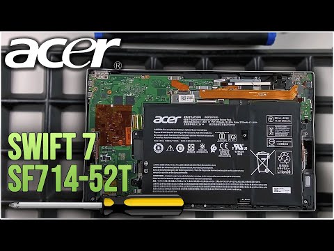 Acer Swift 7 (SF714-52T) von innen - RAM, SSD, Akku, Lüfter wechseln