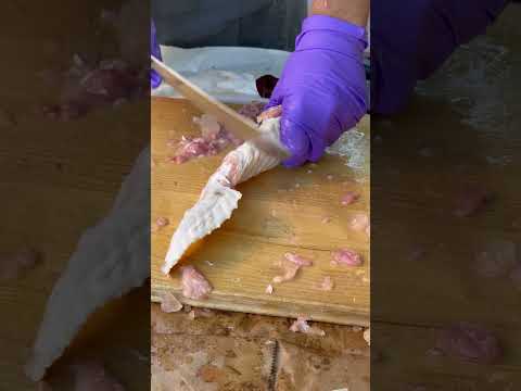 Turkey Wing Tips: Cut 'em Off! #howto #cooking #shorts