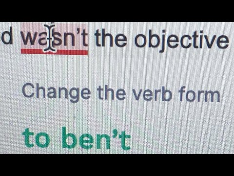 Grammarly being Goodn't