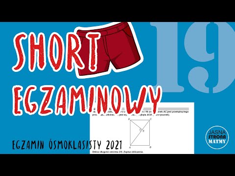 SHORT 19: Dany jest prostokąt ABCD o wymiarach 12 cm i 16cm. Odcinek AC jest przekątną tego... ‼️