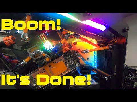 DONE! i9-9900k 5.1GHz / RTX 2080Ti Water Cooled 2019 Best PC Build