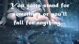 The Script - Fall For Anything (Lyrics on Screen)