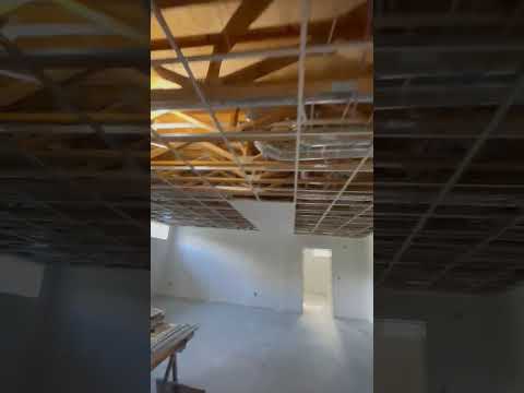 Large Basement Finishing  Project, Stillwater MN--Ceiling Grid