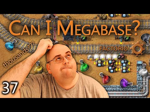 Factorio - Can I Megabase? - Livestream 37 - Definitely finishing outpost defences this time
