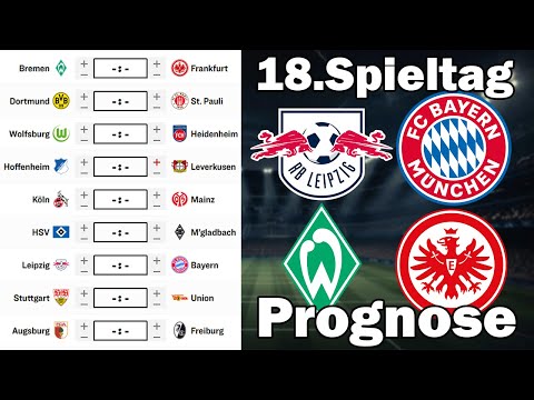 Matchday 18 Bundesliga 25/26 Predictions | All Matches & Tips!