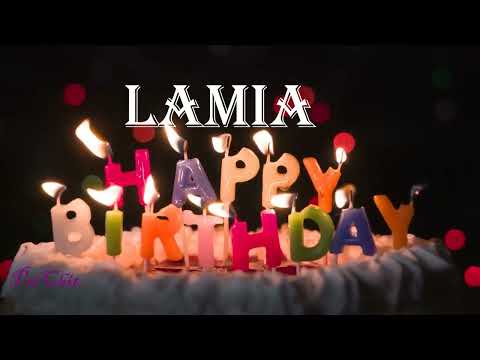 Lamia Birthday Song | Birthday Song Lamia | Happy Birthday Lamia |    @birthdaysongwithnames