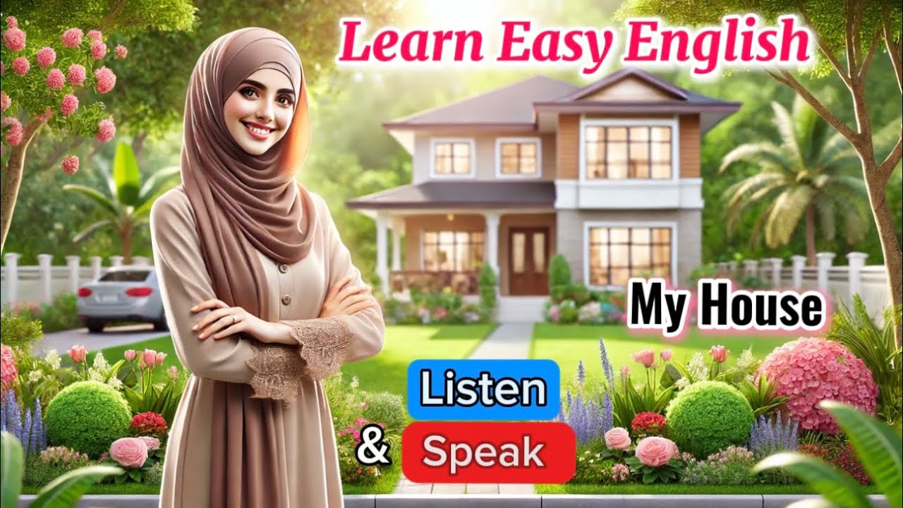 Welcome to My House! 🏠 | Easy English for Better Listening & Speaking Skills