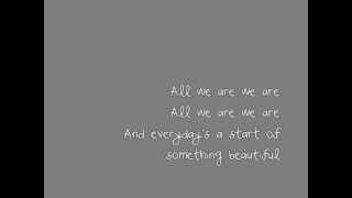 All We Are by Matt Nathanson (lyrics)