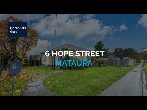 6 Hope Street, Mataura, Southland, 3房, 1浴, 独立别墅