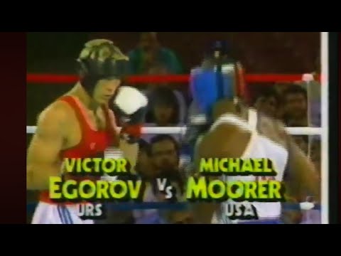 Michael Moorer (USA) vs. Victor Egorov (URS) US-USSR Duals 1986 (81kg)