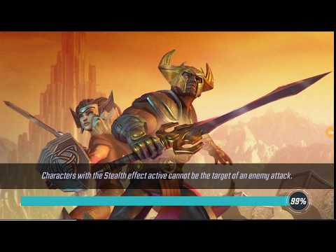 Marvel Strike Force Heimdall, Hela, Thor & Loki Blitz