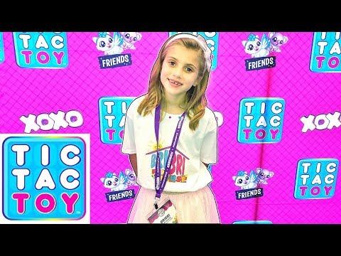 BriBri meets the New TIC TAC TOY XOXO Friends and Hugs Toys at Sweet Suite 2019
