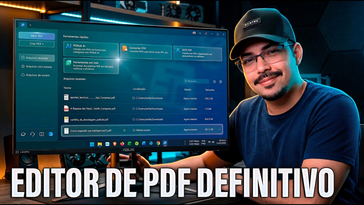 O Melhor Editor de PDF 100% Grátis para PC (Windows 10/11 e Mac)