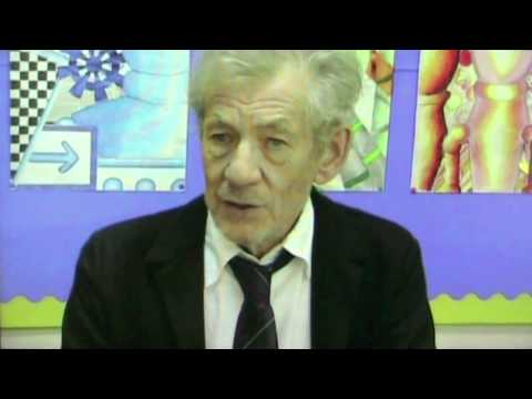 Sir Ian McKellen News Report From Severn Vale School