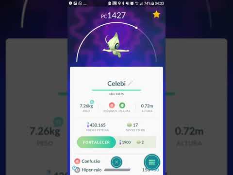 Conta level 34 Team Valor – Com Pokémons Lendários inclusive CELEBI
