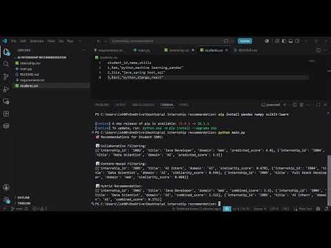 Task Demo - DAS001436 - Recommendation Engine