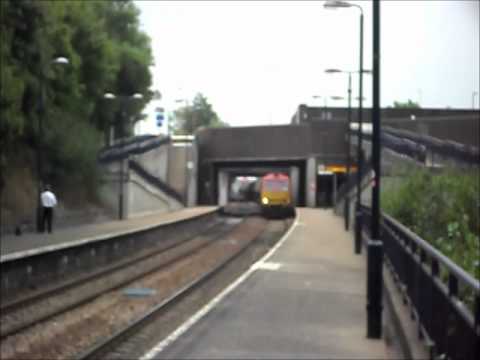 day at heworth with horns, freight and passenger