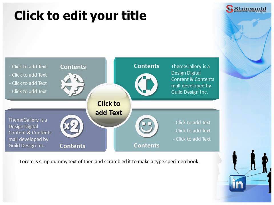LinkedIn Powerpoint Template - Slideworld.com
