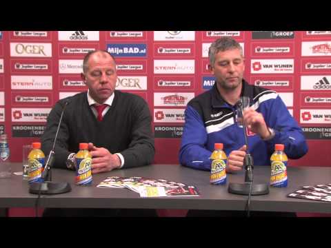 Vrijdag 22 februari 2013 persconferentie Almere City FC - MVV