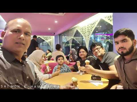 At TURQUOISE -TURKISH ICE CREAM - BANANI - Saimon & Hamida Family