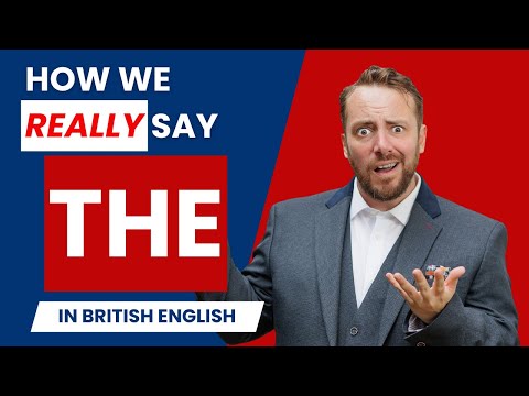 How to pronounce the article THE in British English | Learn a Modern British RP accent