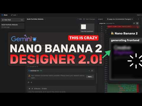 Nano Banana 2 FRONTEND MODE: Nano Banana 2 just SOLVED FRONTEND & ASSET DESIGNING!!