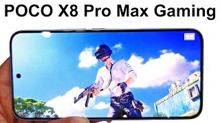 POCO X8 Pro Max - Gaming Test (PUBG Mobile, Call of Duty Mobile, Injustice 2, Asphalt Legends Unite)