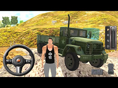 Offroad 4x4 Dirt Parking US Army Truck   Mountain 4x4 Jeep Driving Simulator   Android GamePlay