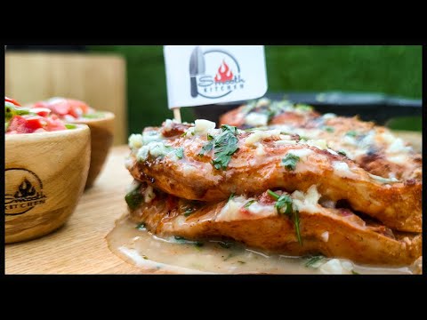 (6)صدور فراخ مشوية على الفحم بصوص الليمون - how to make chicken breasts with lemon sauce on coal