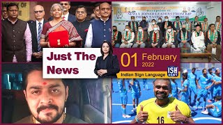 01 Feb 2022 : Just The News | Faye D’Souza | ISH News | ISL