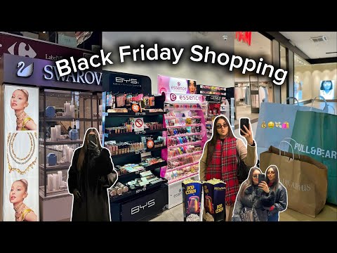 BLACK FRIDAY SHOPPING VLOG🛍️🏙️🫨|فلوق تسوق بلاك فرايداي with SISTA💃🏻👯‍♀️