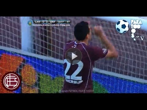 El increíble gol que perdió Ortíz. Lanús 0 - Gimnasia 0. Fecha 17. Torneo Inicial 2013. FPT