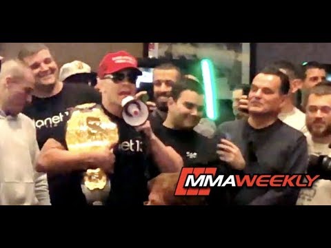 Colby Covington Crashes Kamaru Usman's UFC 235 Workout