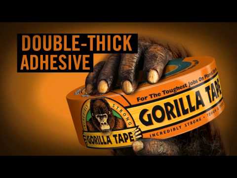 Gorilla Tape izoliacinė juosta juoda 4.77cm × 32m video