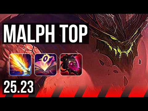 MALPHITE vs CAMILLE (TOP) | 22/2/5, 8 solo kills, Legendary, 35k DMG | EUW Master | 25.23