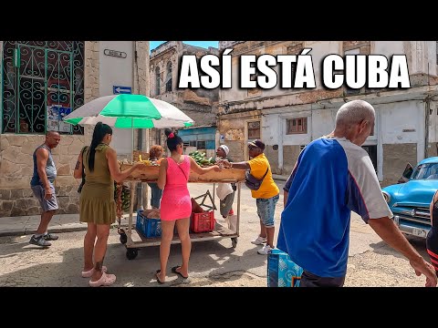 ASÍ ESTAN LAS CALLES DE LA HABANA CUBA EN 2024. LA CRUDA REALIDAD DEL PUEBLO CUBANO.