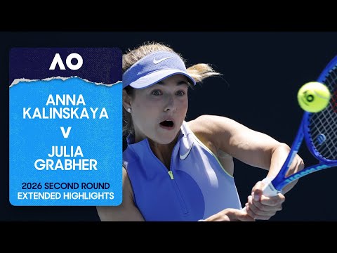 Anna Kalinskaya v Julia Grabher Extended Highlights | Australian Open 2026 Second Round