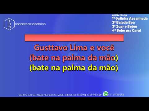 Pout Porri Gustavo Lima Gatinha assanhada/Balada Boa/Vou Zuar e beber/Bebo pra Carai