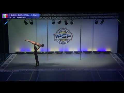 Doubles Maria Eugenia Plaza Ortega & Sergio Ivan Chan of Mexico - Prelims 2017 World Pole Sports