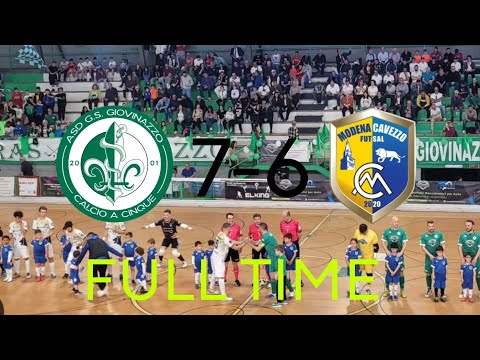 PROMOSSI IN SERIE A 2 ÉLITE..🤍💚😍/// DEFENDER GIOVINAZZO 7-6 MODENA CAVEZZO FUTSAL- PLAYOFF