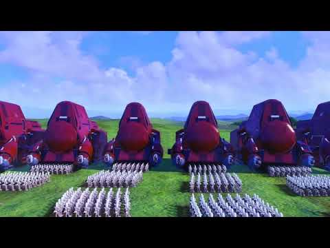 The Gungan Army vs The Droid Army - LEGO STAR WARS SKYWALKER SAGA